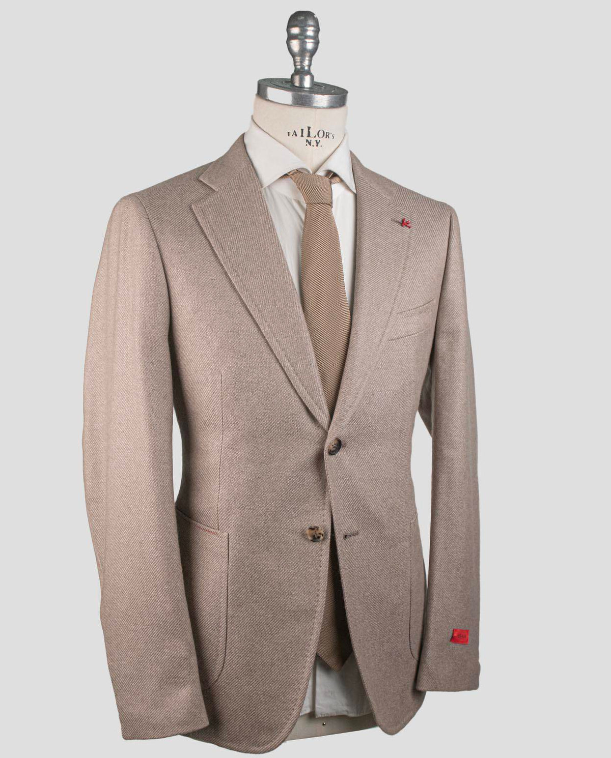 Isaia Beige Cashmere Blazer 2