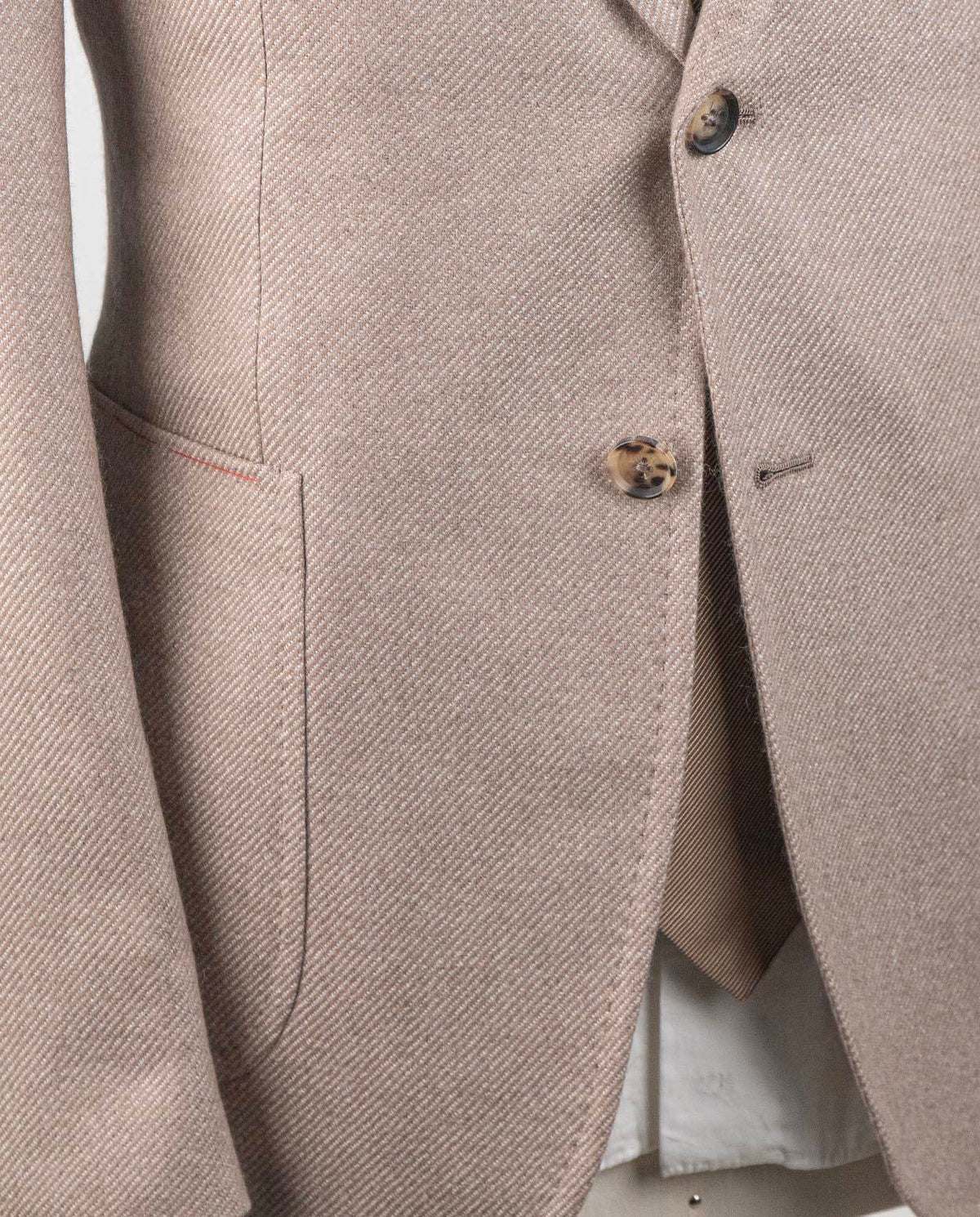 Isaia Beige Cashmere Blazer 4