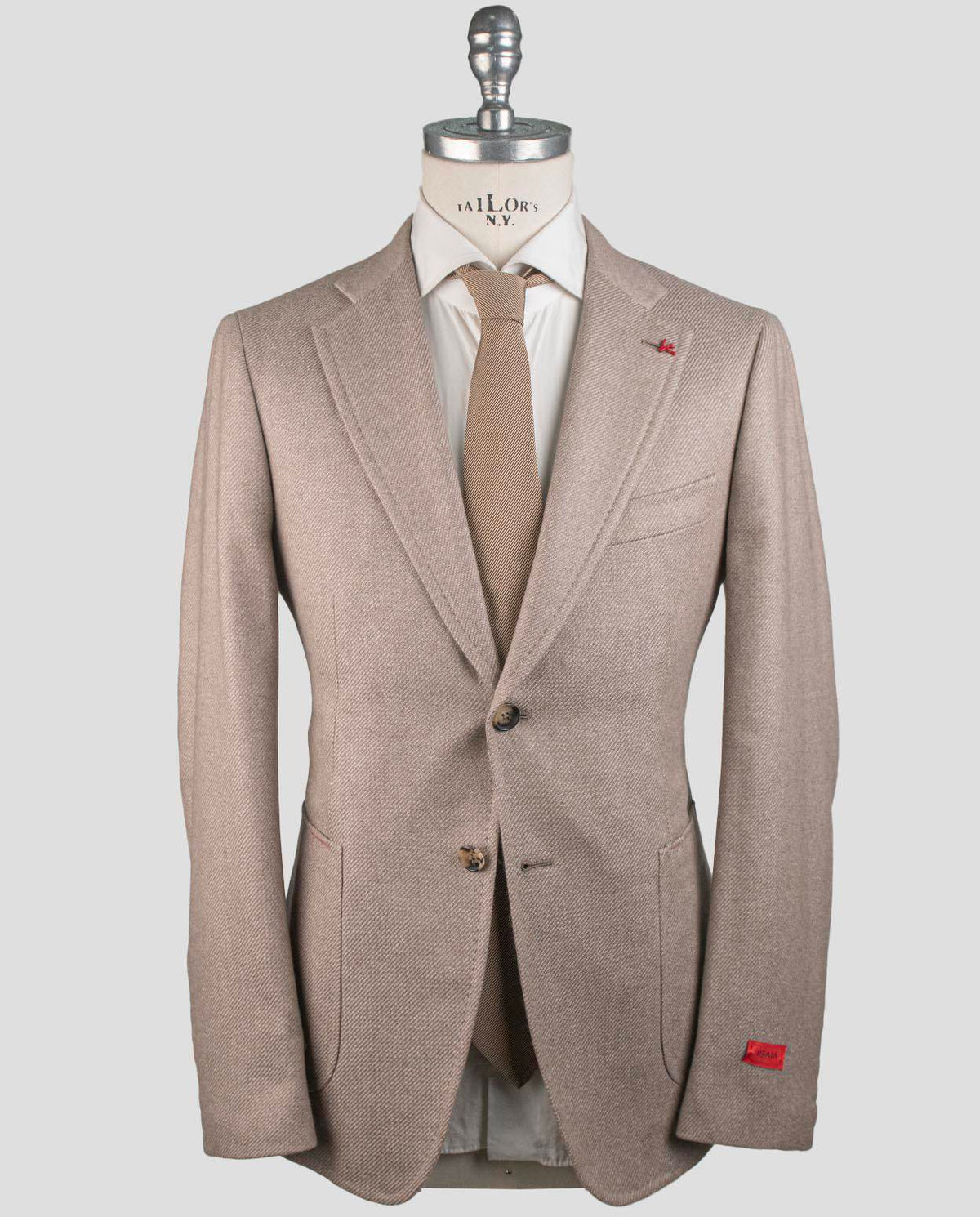 Isaia Beige Cashmere Blazer 5
