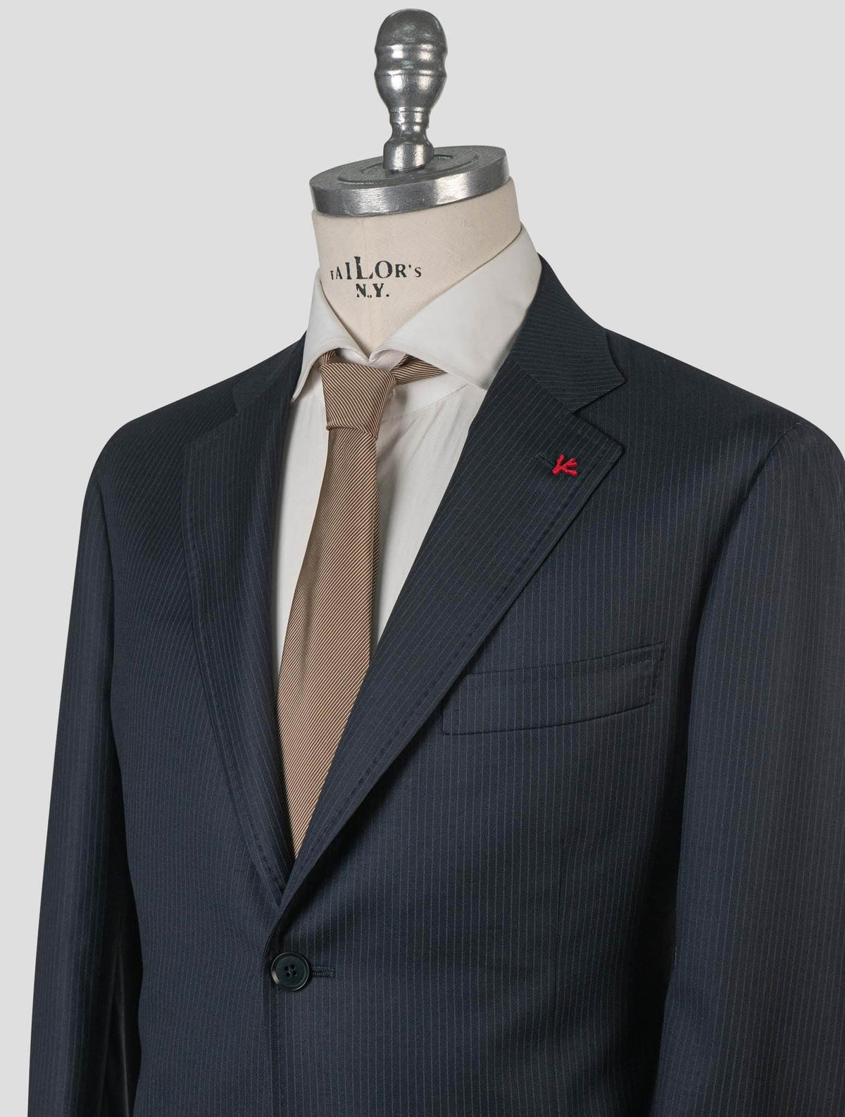 Isaia Blue Wool Suit 5