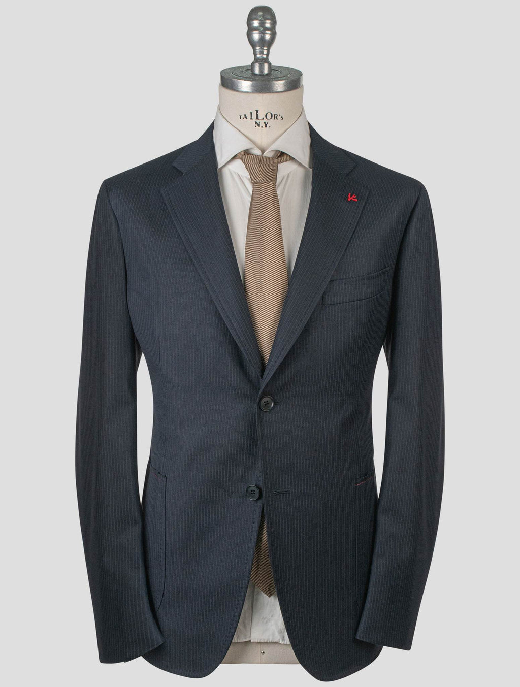 Isaia Blue Wool Suit 6
