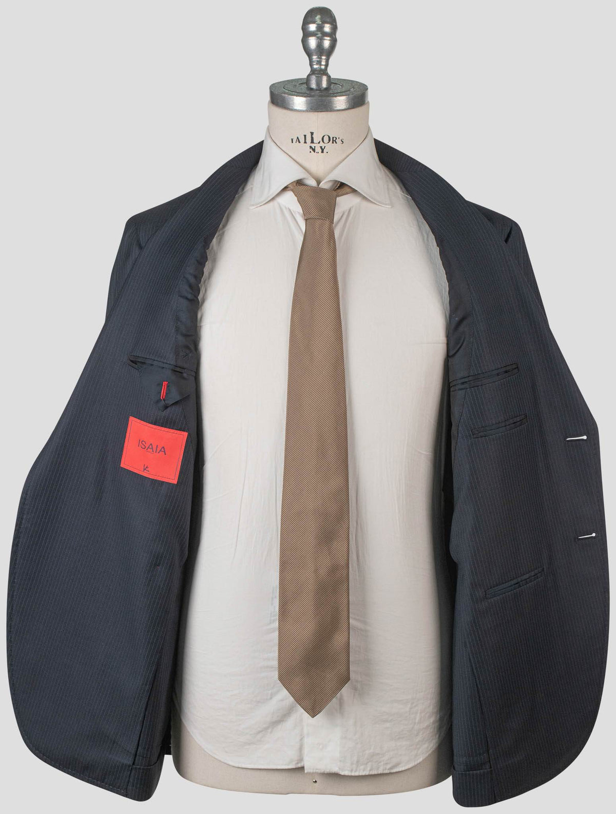 Isaia Blue Wool Suit 7