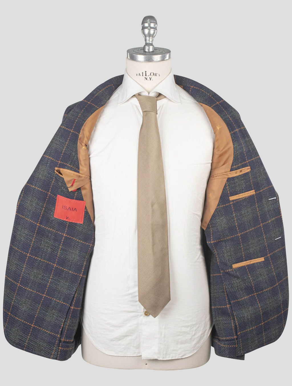 Isaia Multicolor Wool Cashmere Blazer 6