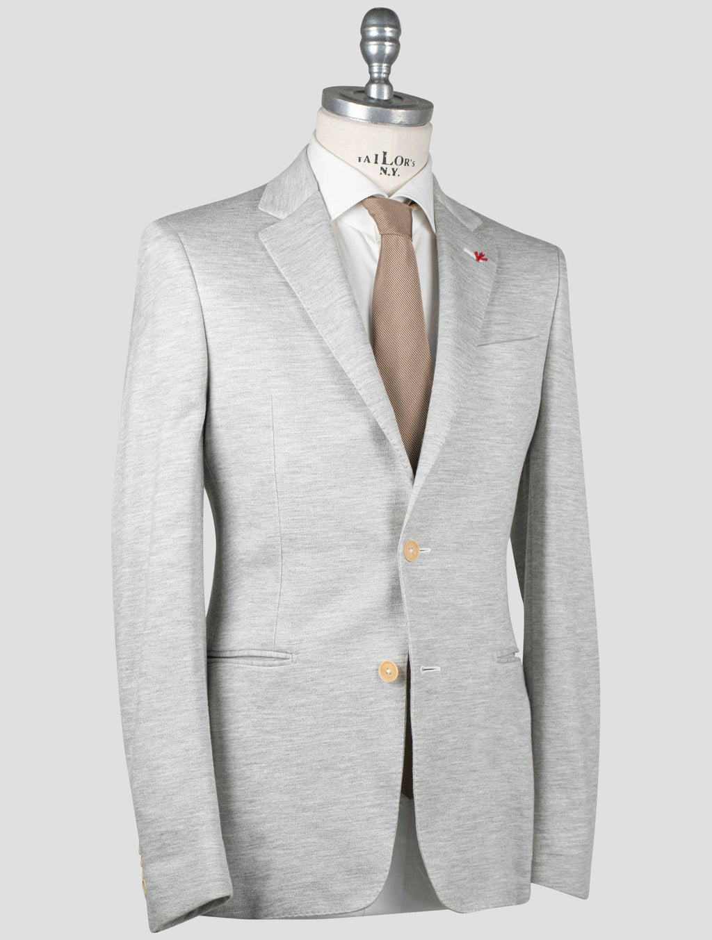 Isaia Gray Cotton Viscose Blazer 2