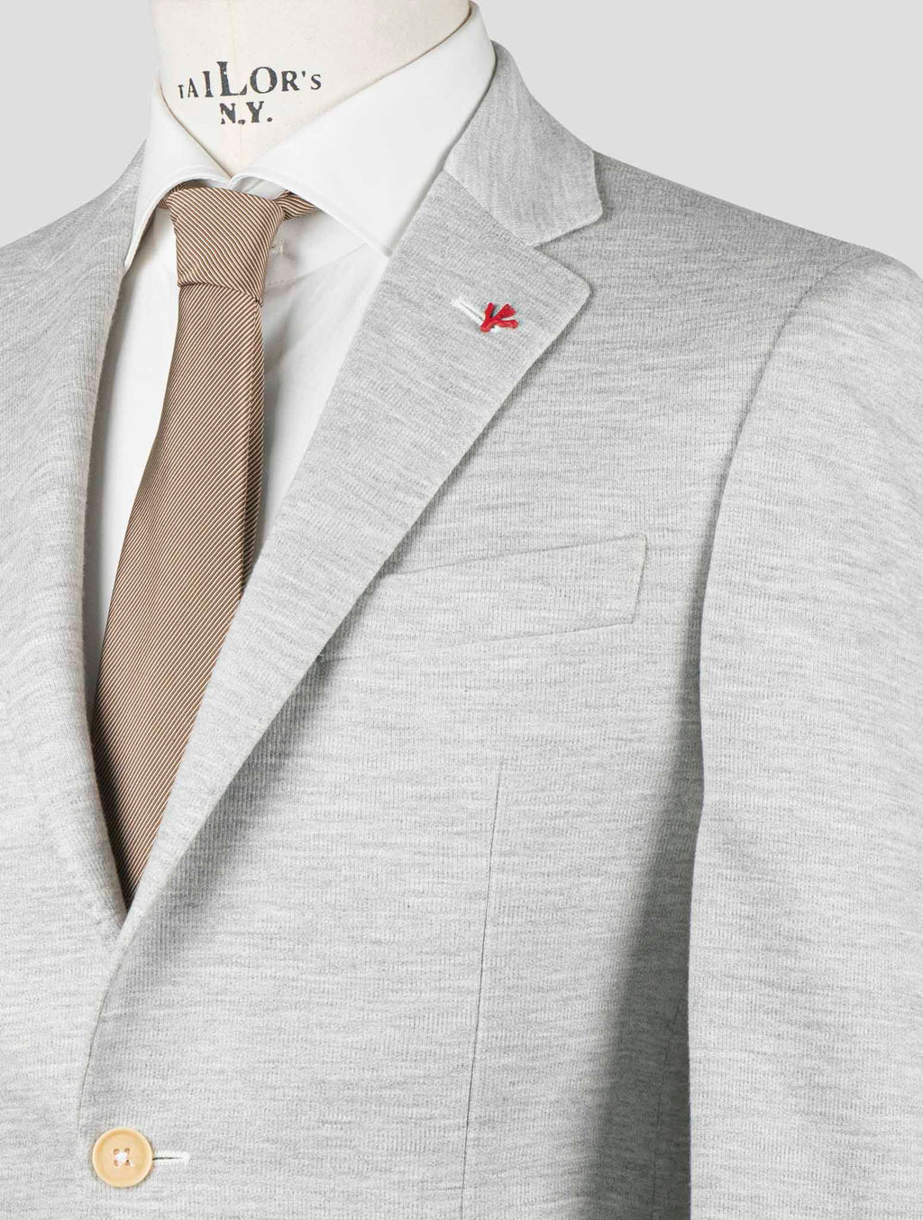 Isaia Gray Cotton Viscose Blazer 8