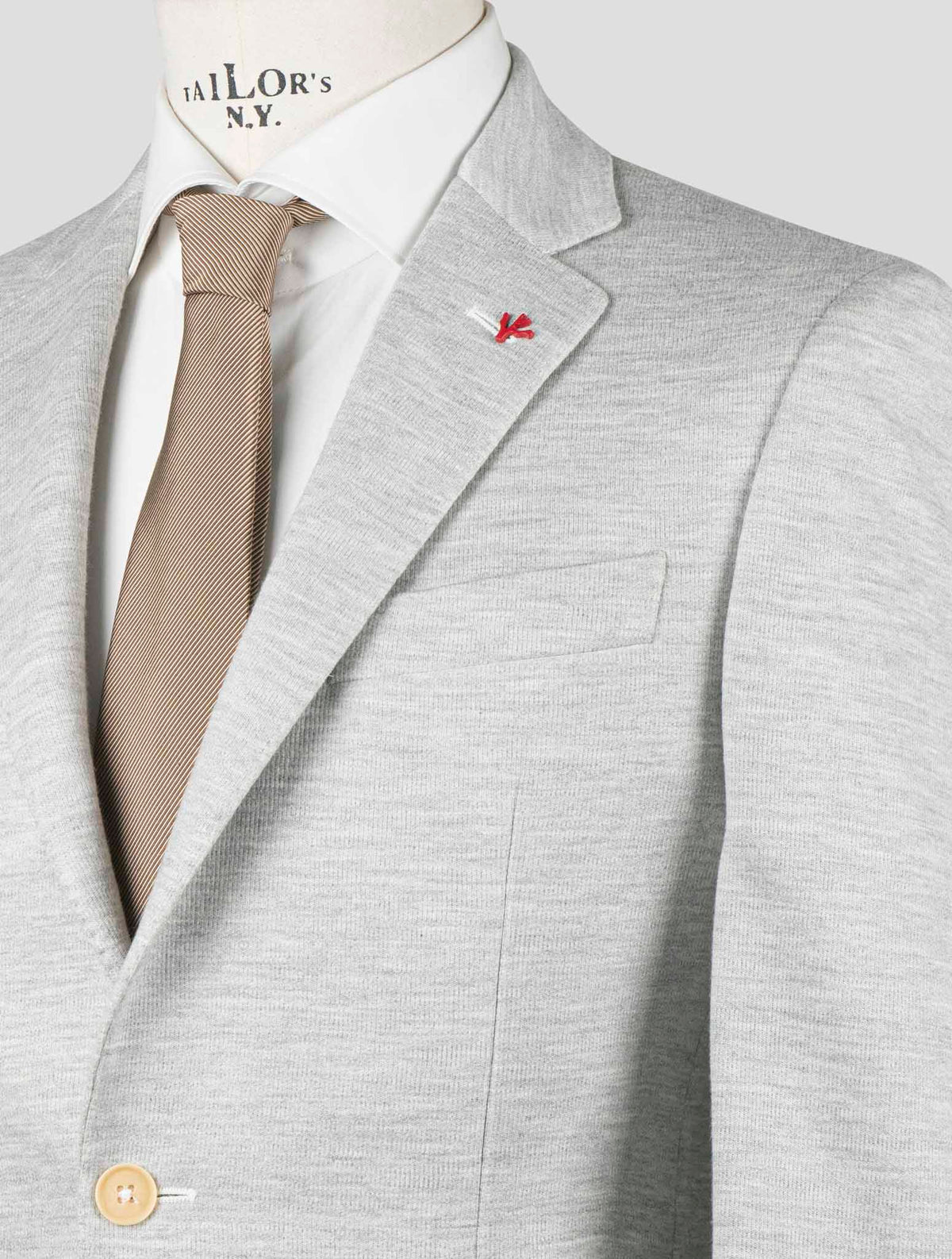 Isaia Gray Cotton Viscose Blazer 8
