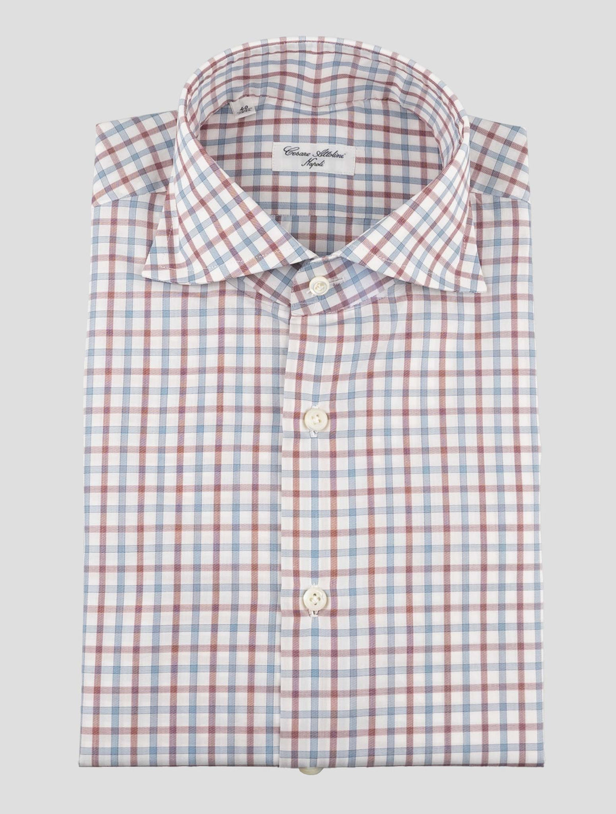 Cesare Attolini Multicolor Cotton Shirt 1