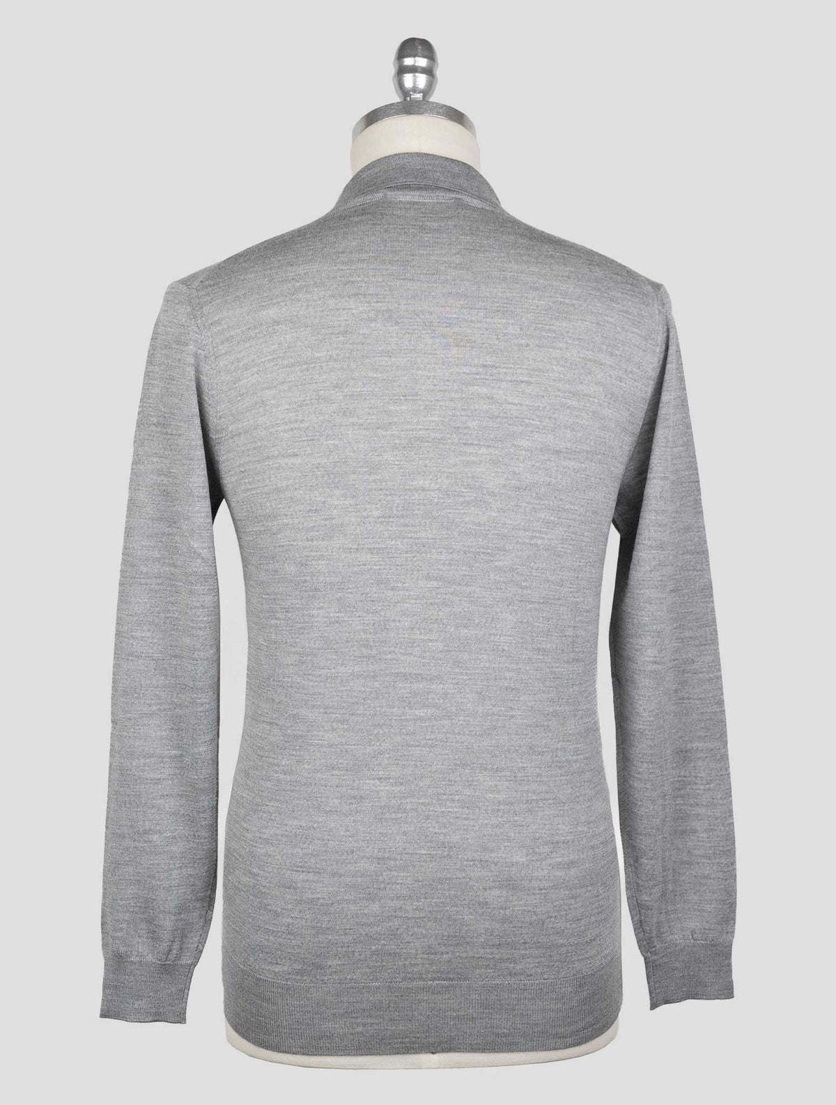Marco Pescarolo Gray Virgin Wool Sweater Polo 3
