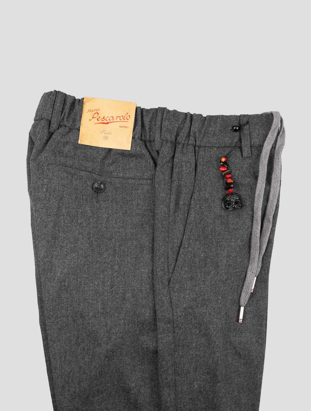 Marco Pescarolo  Dark Gray Virgin Wool Cashmere Ea Pants 3