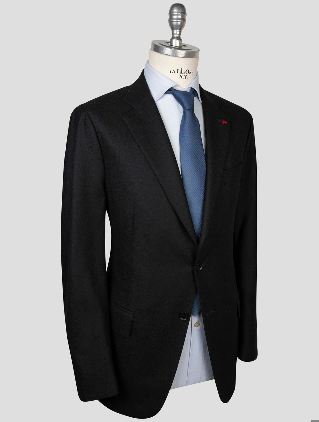 Isaia Black Wool Suit 2