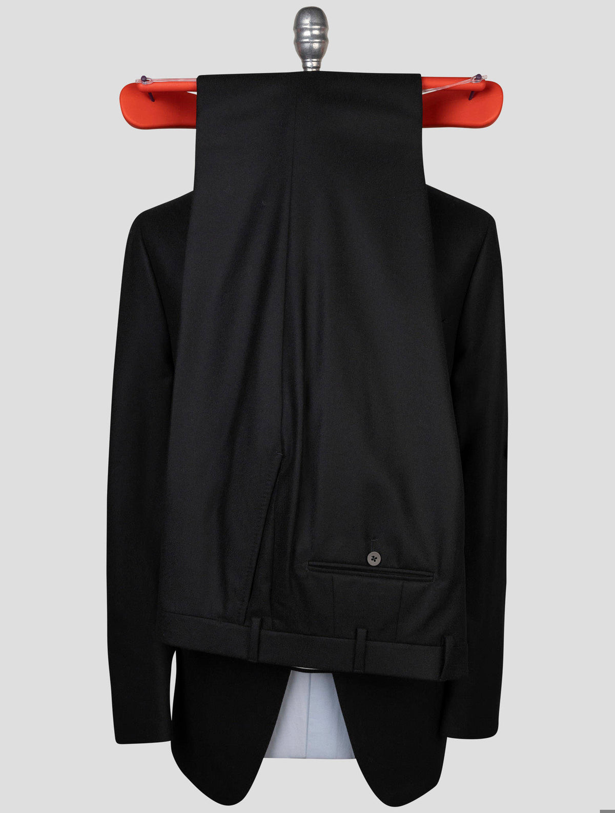 Isaia Black Wool Suit 8