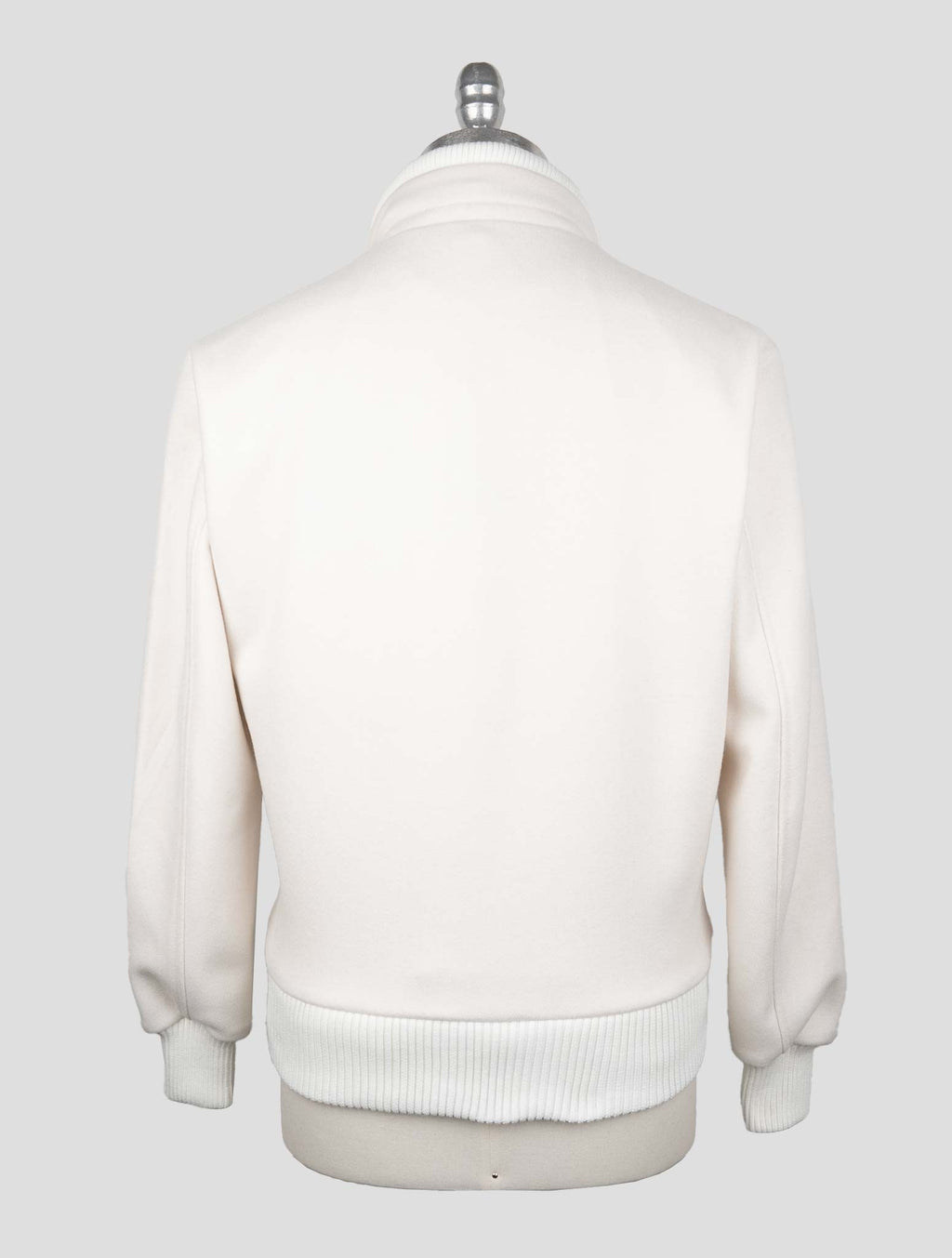 Kired White Pl Acrlic Wool Coat 3