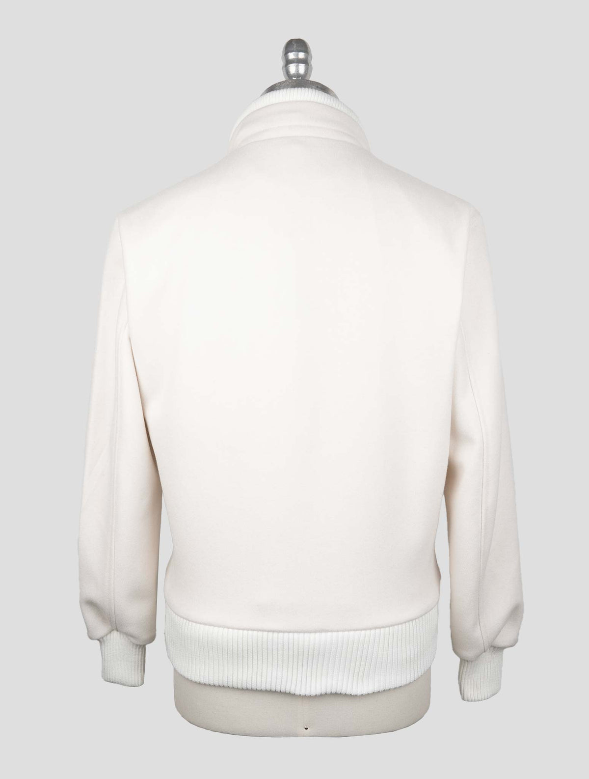 Kired White Pl Acrlic Wool Coat 3