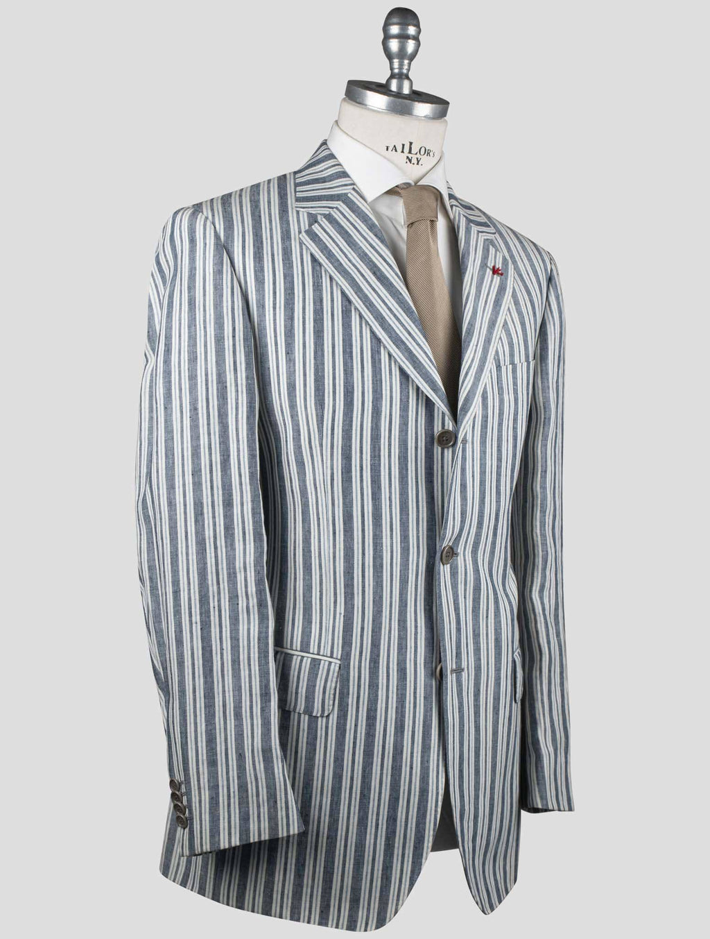 Isaia Multicolor Linen Blazer 1