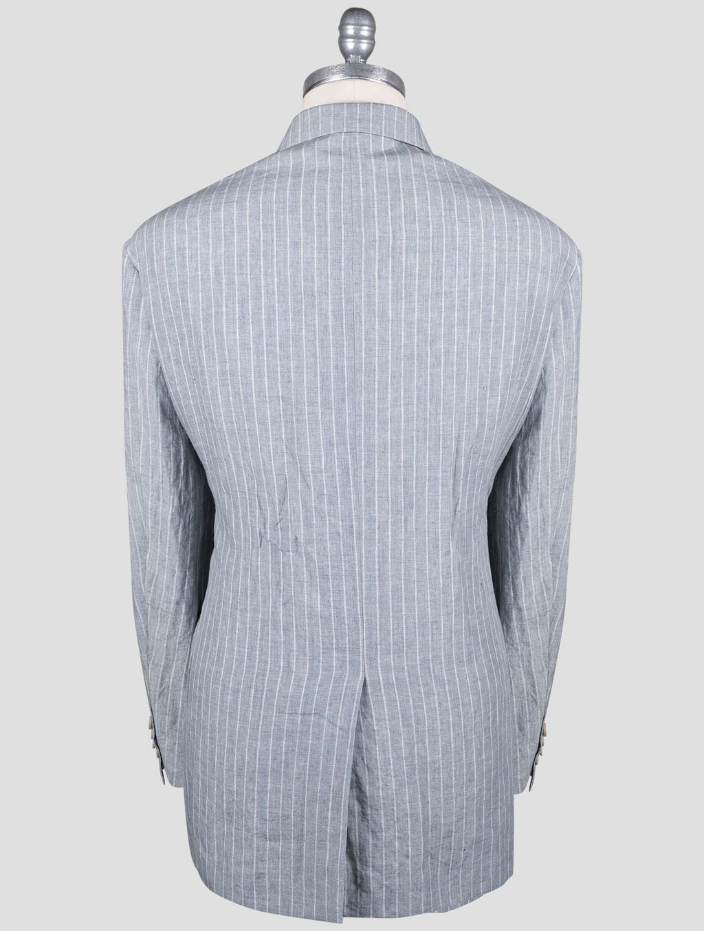 Isaia Gray Linen Suit 3