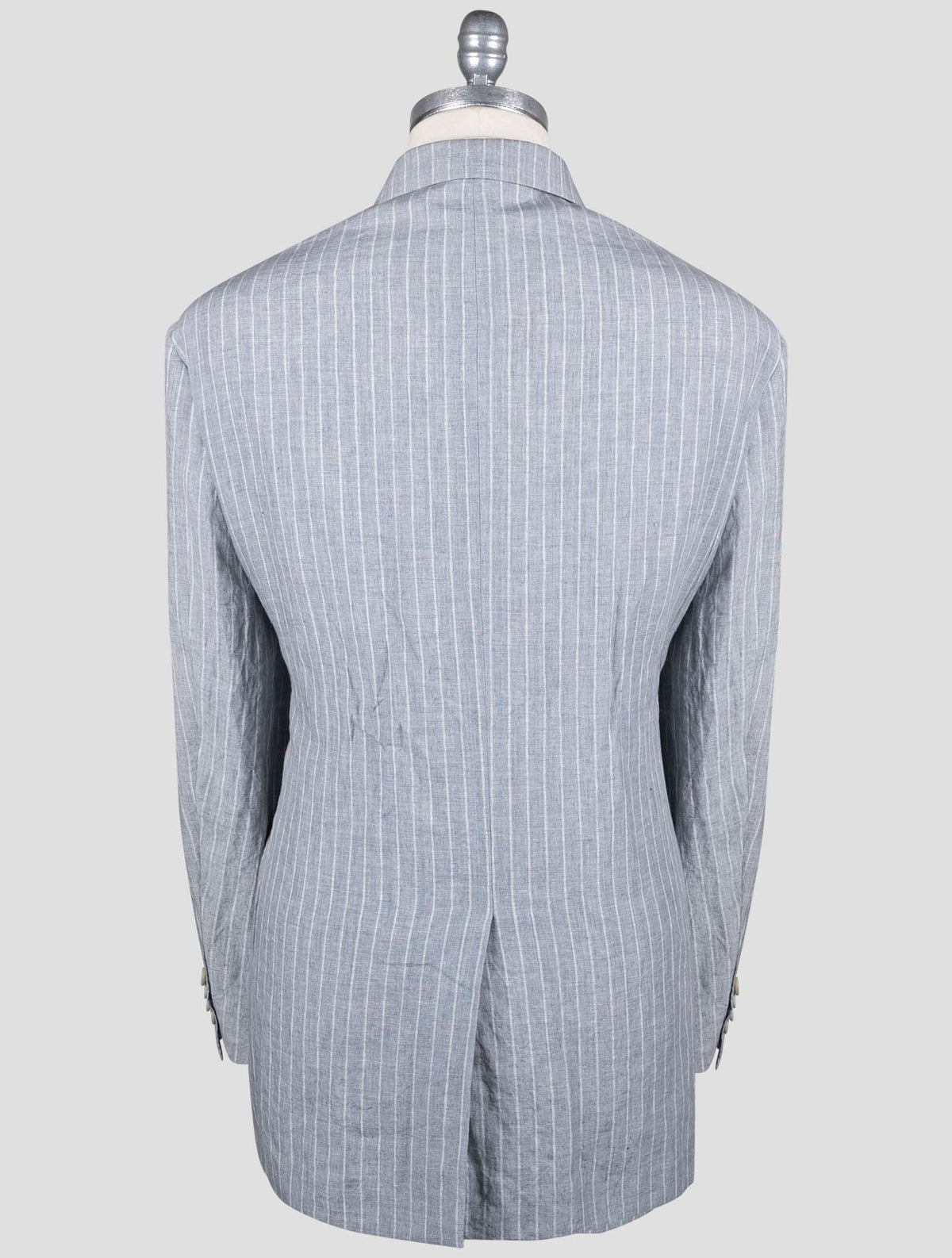 Isaia Gray Linen Suit 3