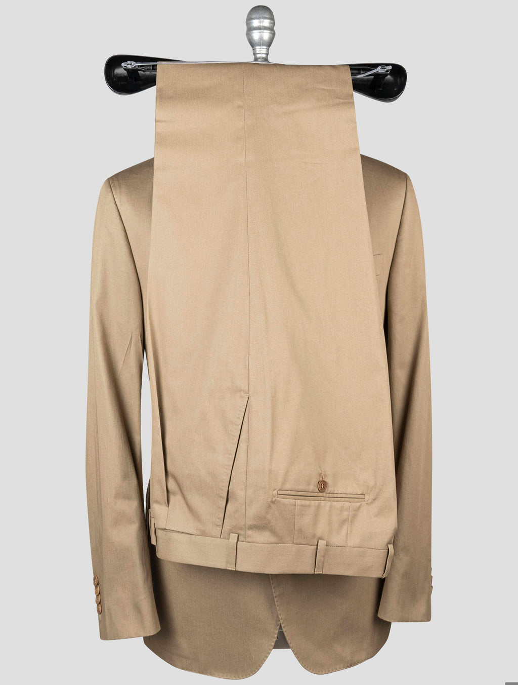 Isaia Brown Cotton Suits 4