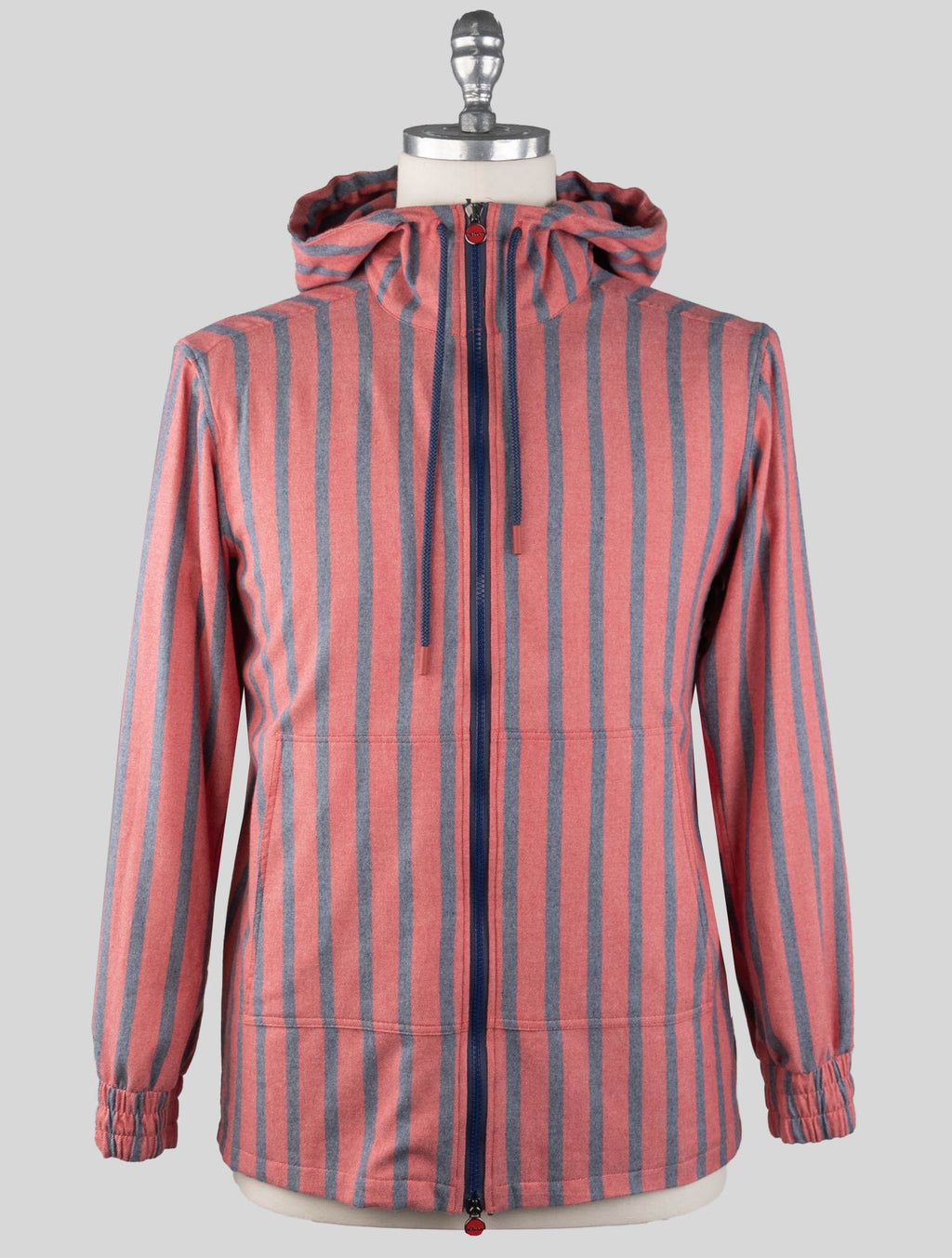 Kiton Pink Gray Cotton Sweatshirt Umbi 7