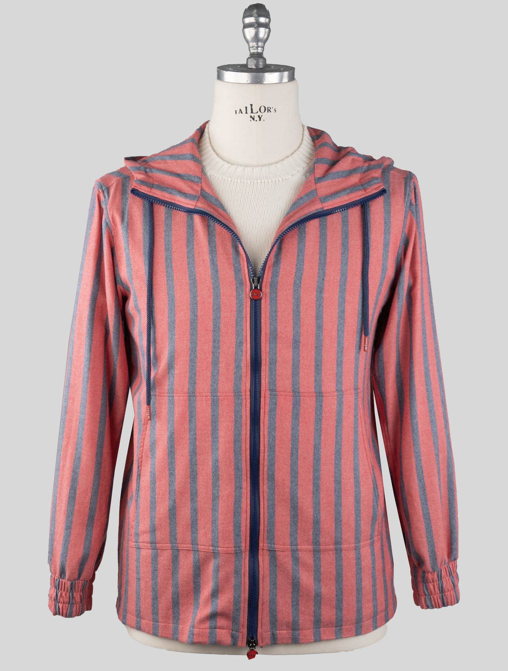 Kiton Pink Gray Cotton Sweatshirt Umbi 8