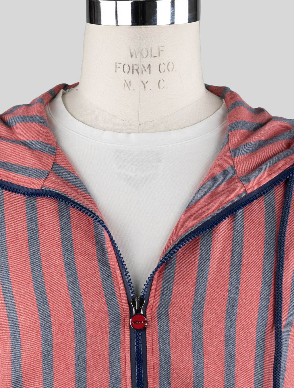 Kiton Pink Gray Cotton Sweatshirt Umbi 9