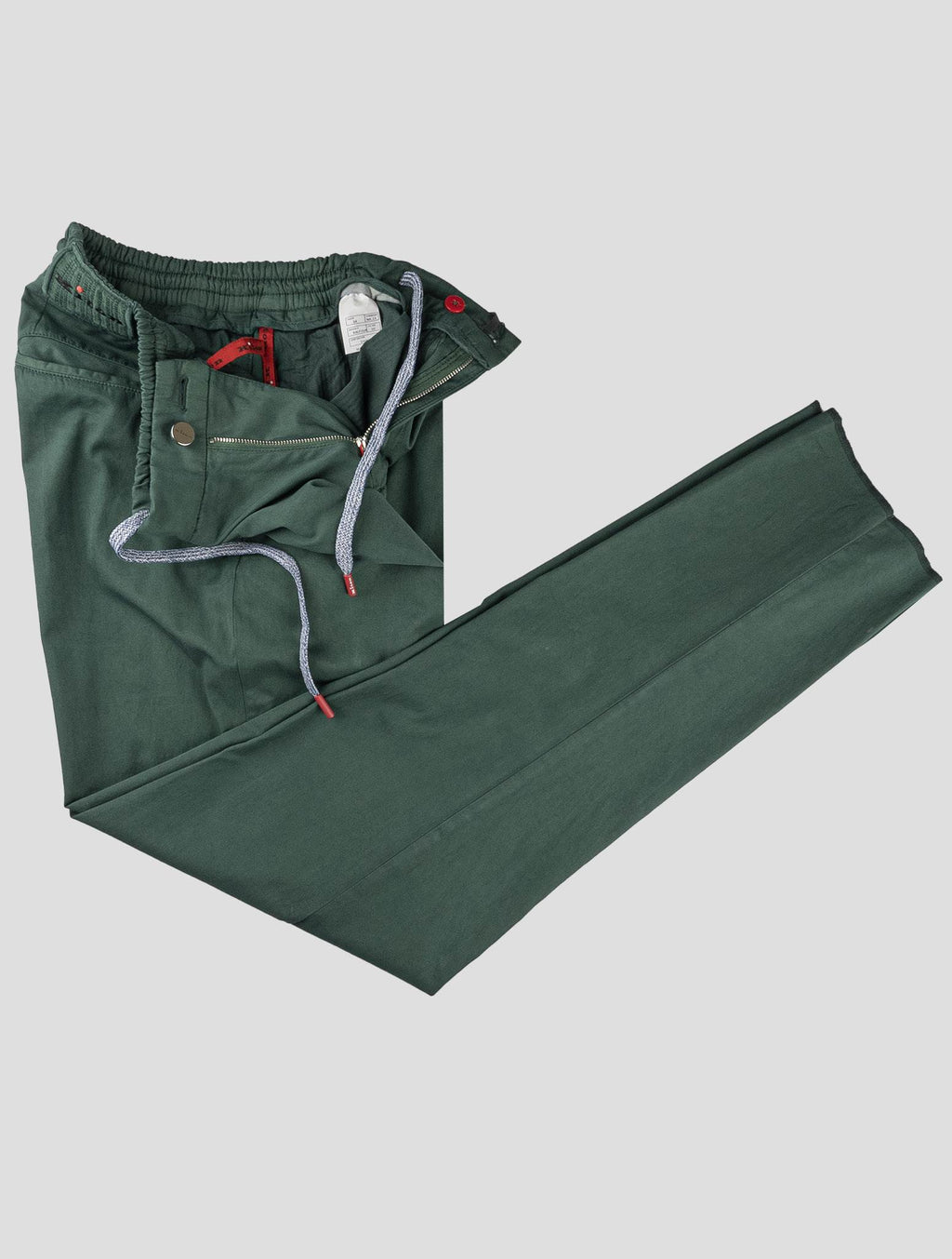 Kiton Green Cotton Pants 2