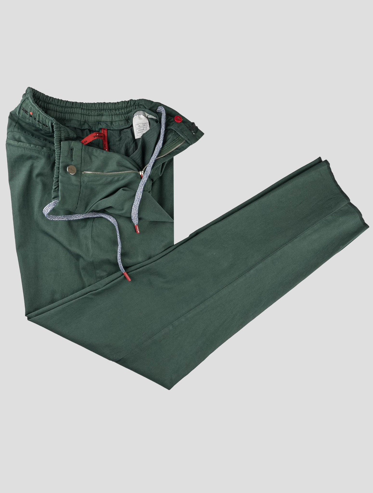 Kiton Green Cotton Pants 2