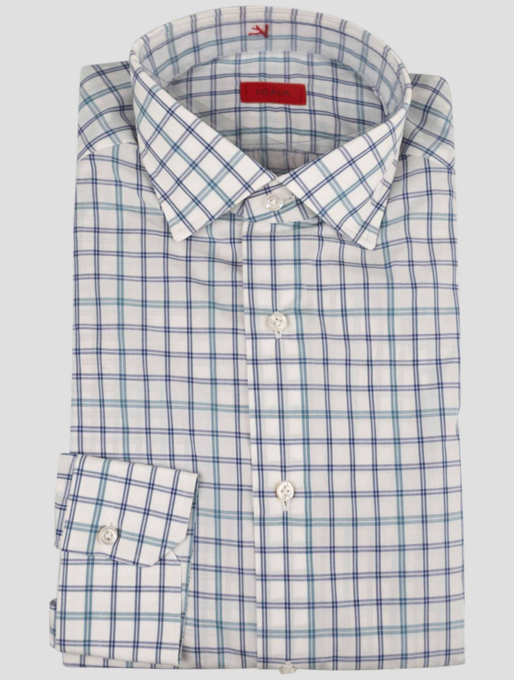 Isaia Multicolor Cotton Shirt 1