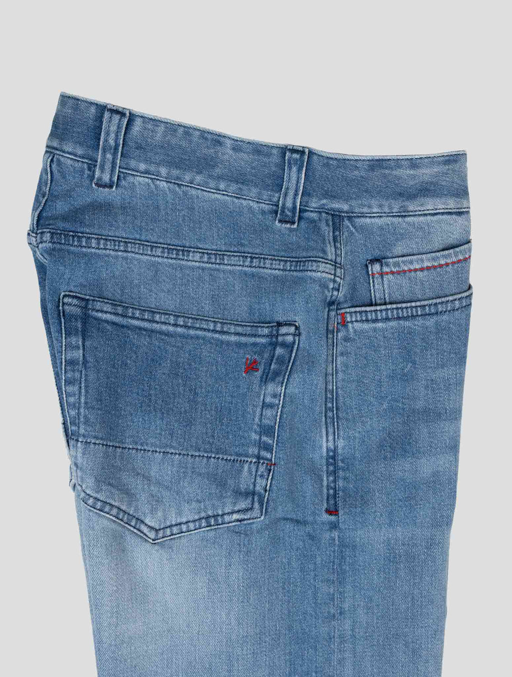 Isaia Light Blue Cotton Ea Jeans 3