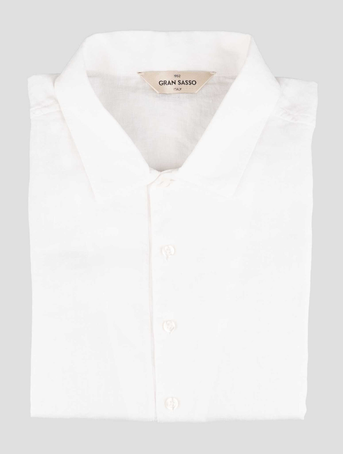Gran Sasso White Cotton Polo 1