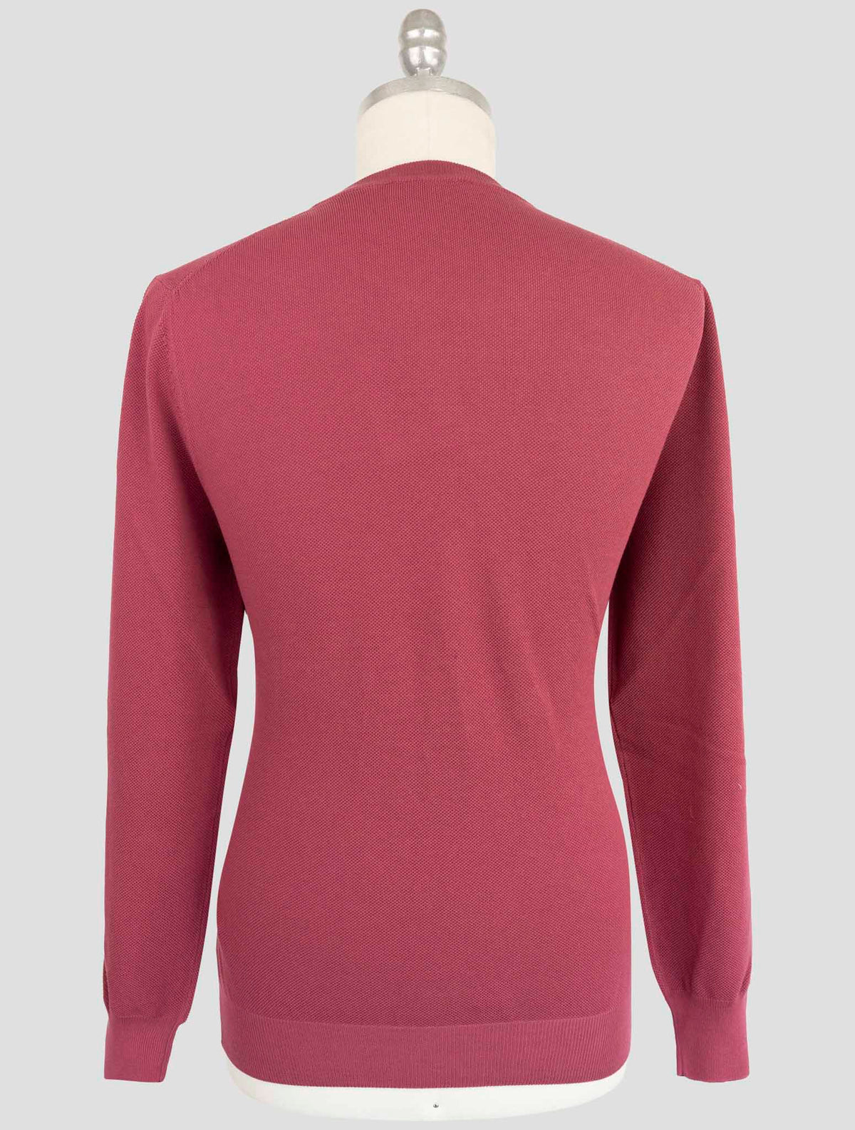 Gran Sasso Burgundy Cotton Sweater Crewneck 3
