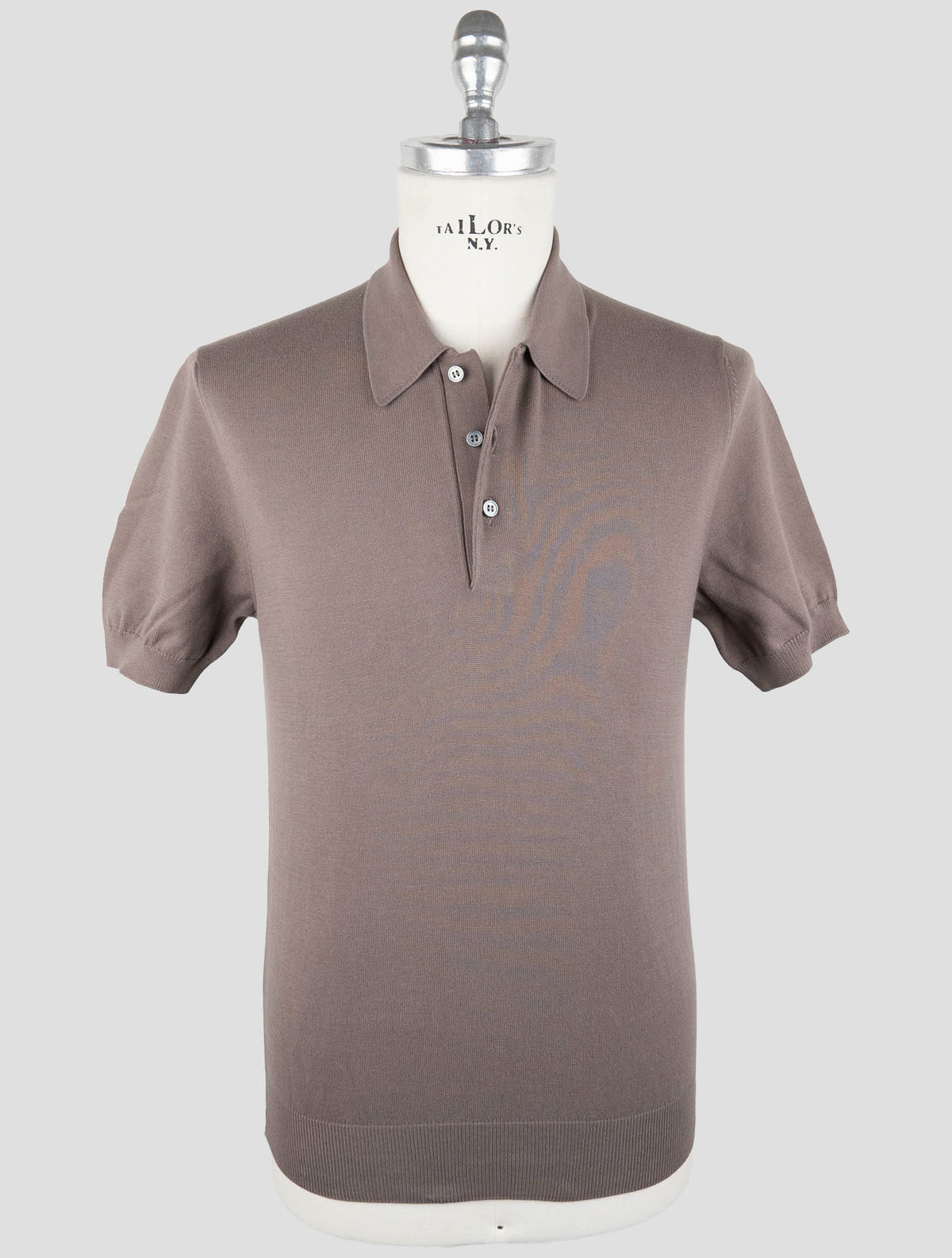 Gran Sasso Brown Cotton Polo 1