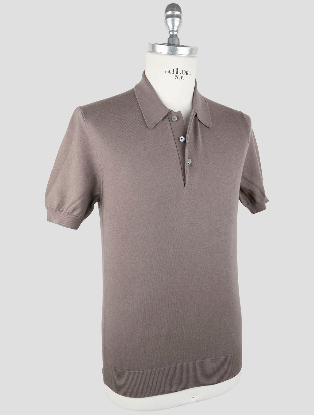 Gran Sasso Brown Cotton Polo 2