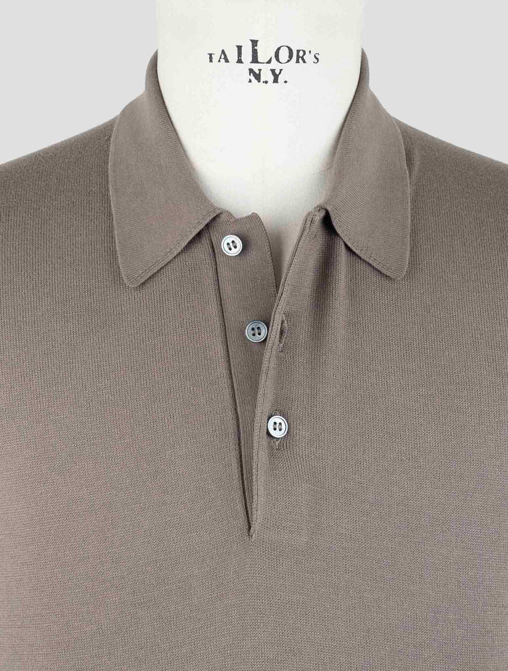 Gran Sasso Brown Cotton Polo 4