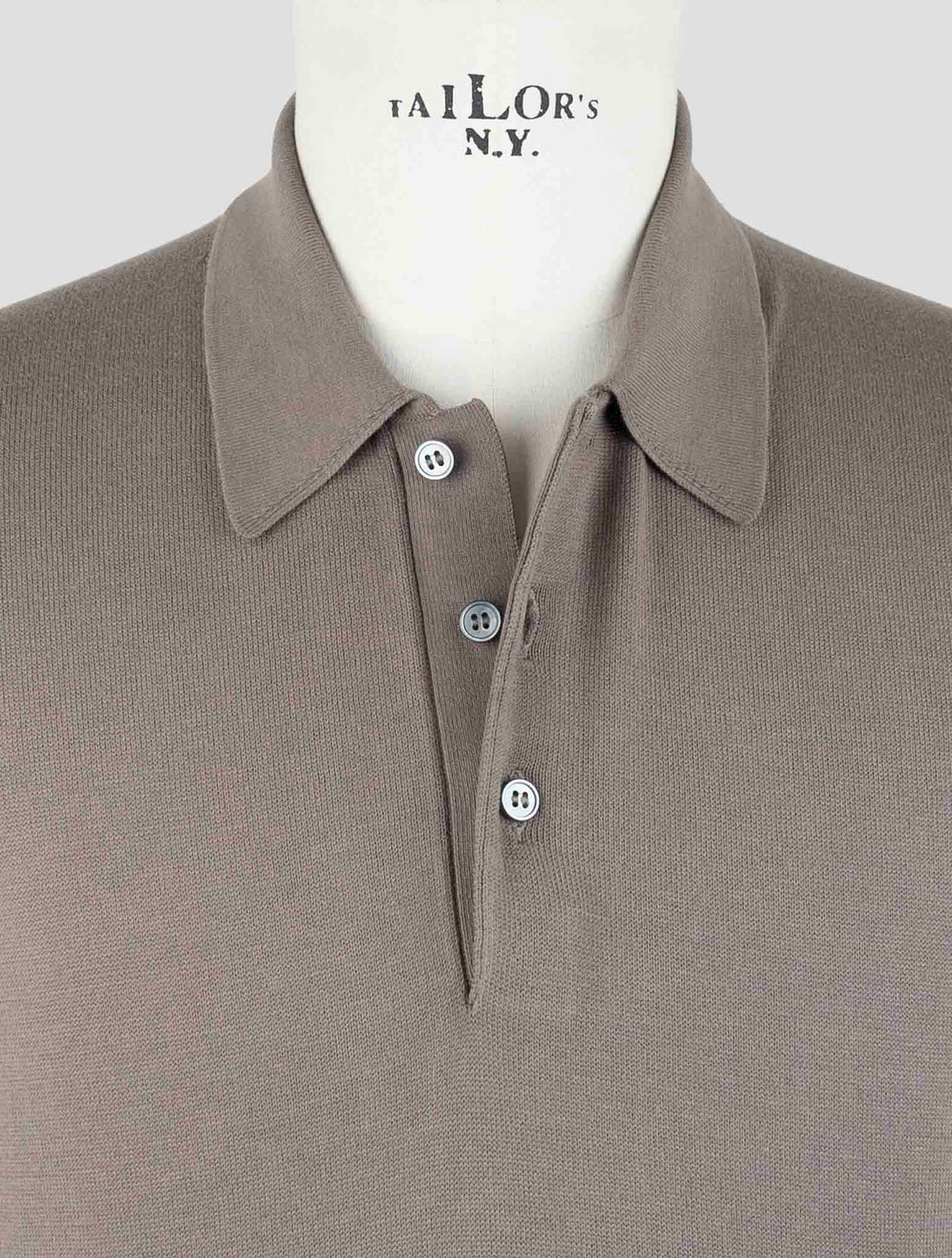 Gran Sasso Brown Cotton Polo 4