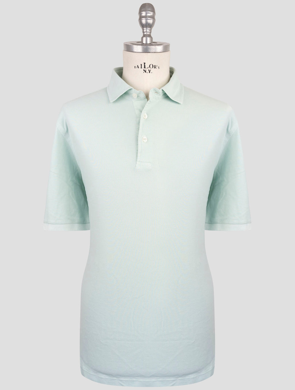 Gran Sasso Light Green Cotton Polo 1