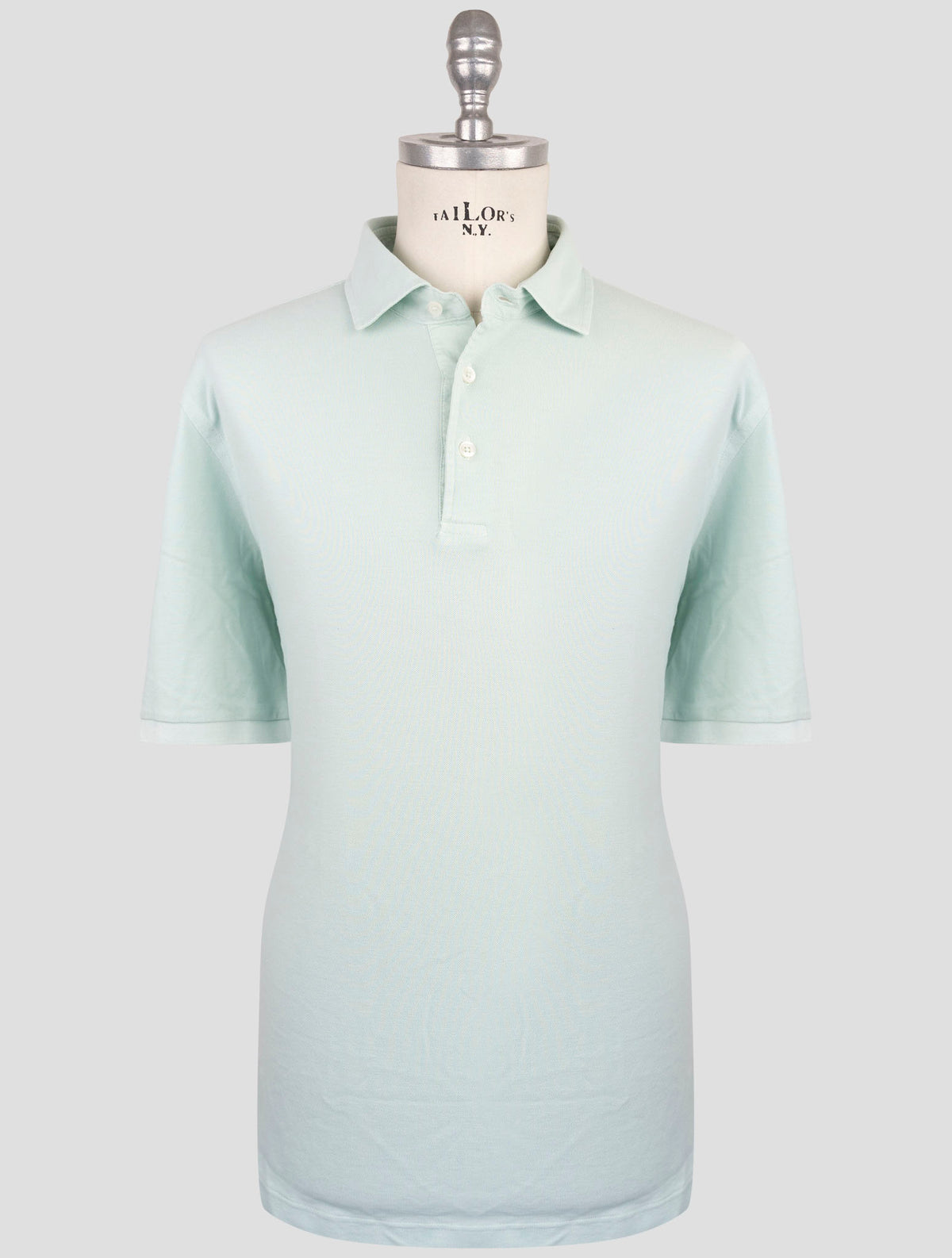 Gran Sasso Light Green Cotton Polo 1