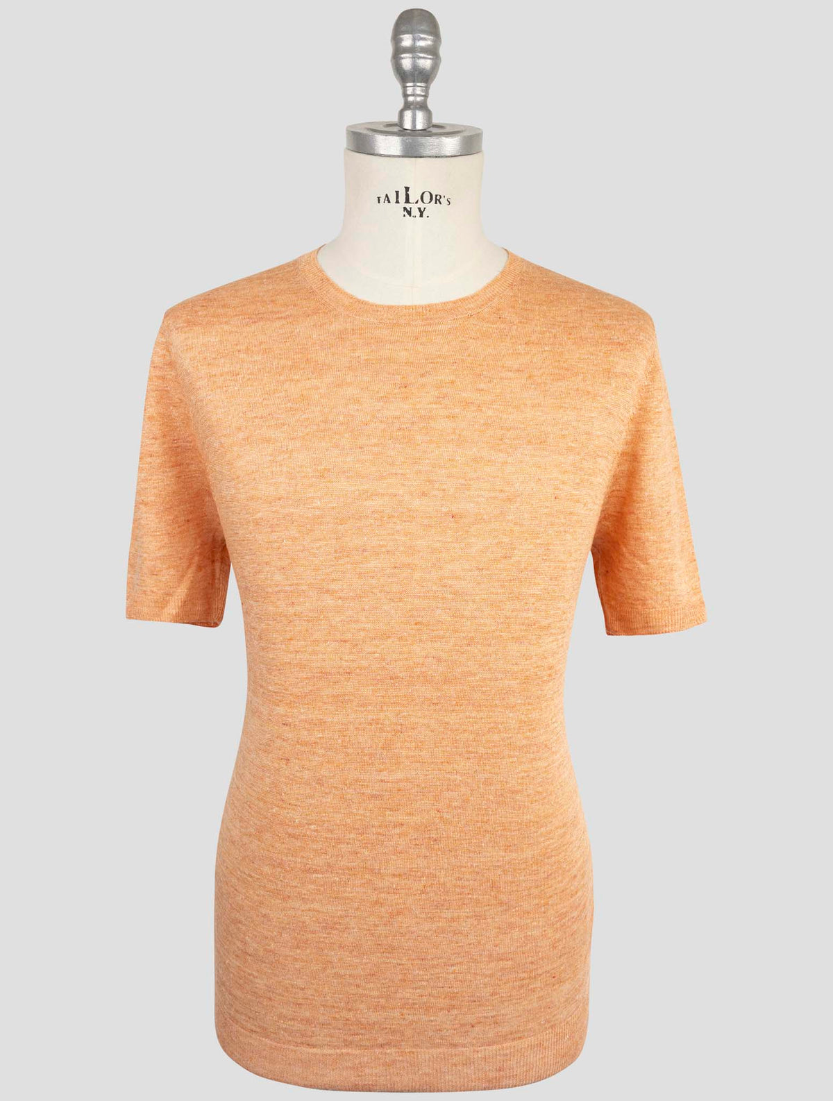 Gran Sasso Orange Linen T-Shirt 1
