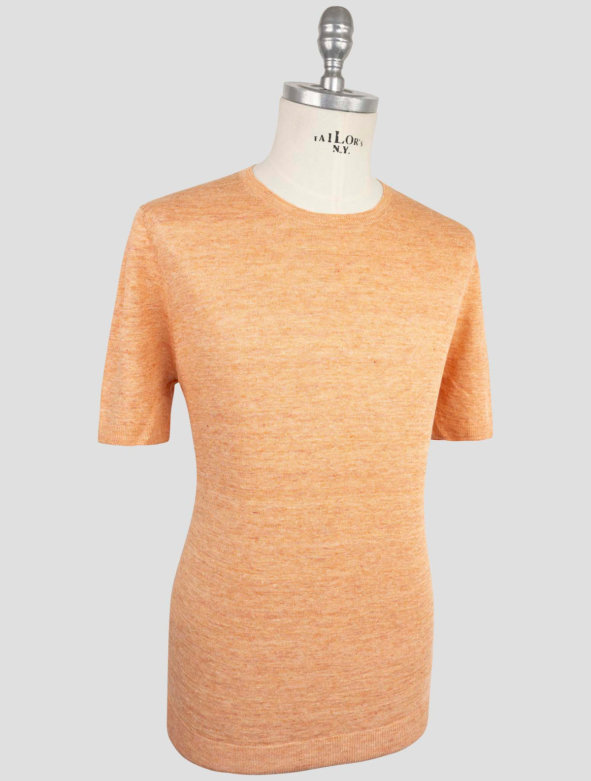 Gran Sasso Orange Linen T-Shirt 2