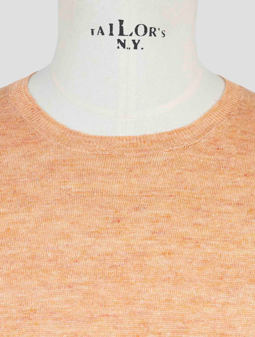 Gran Sasso Orange Linen T-Shirt 4