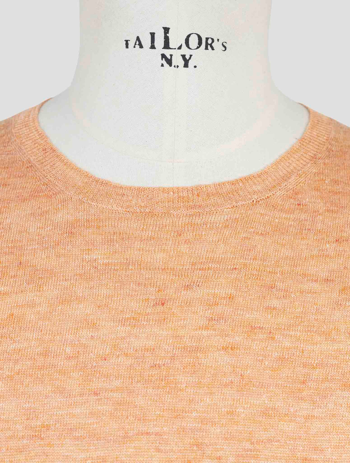Gran Sasso Orange Linen T-Shirt 4