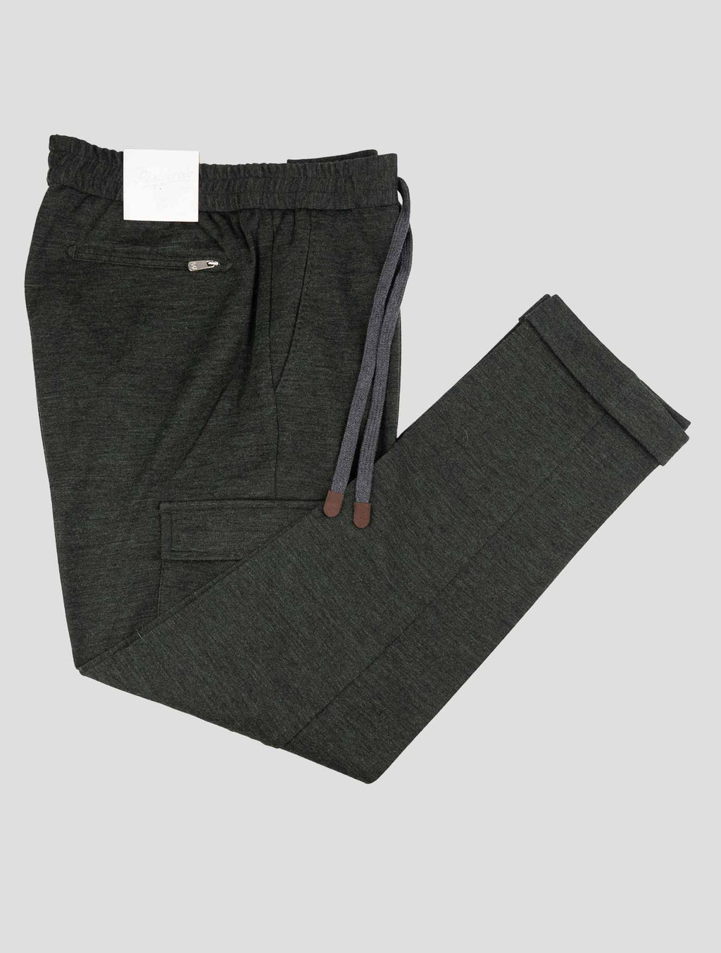 Marco Pescarolo Green Virgin Wool Pa Cargo Pants 1