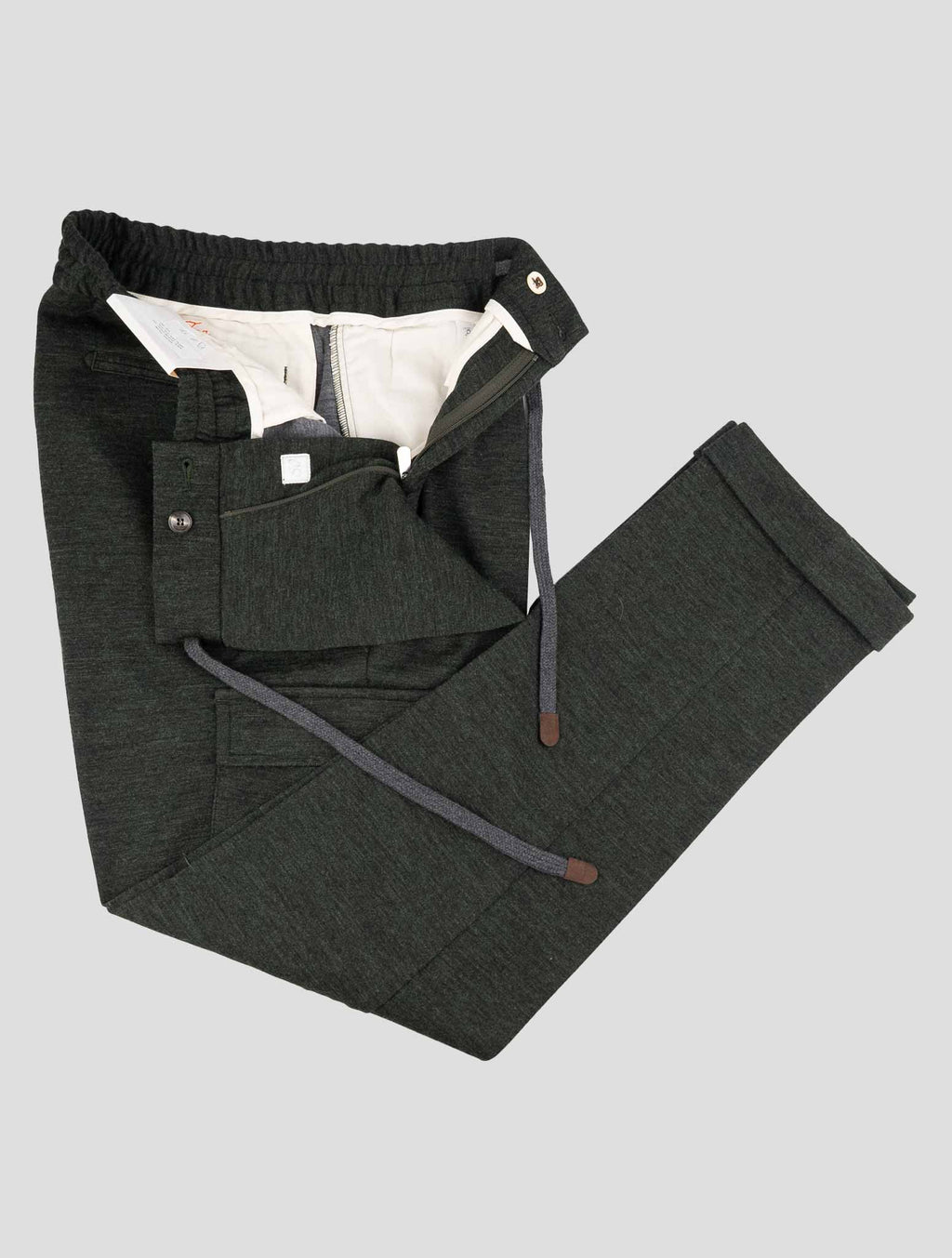 Marco Pescarolo Green Virgin Wool Pa Cargo Pants 2