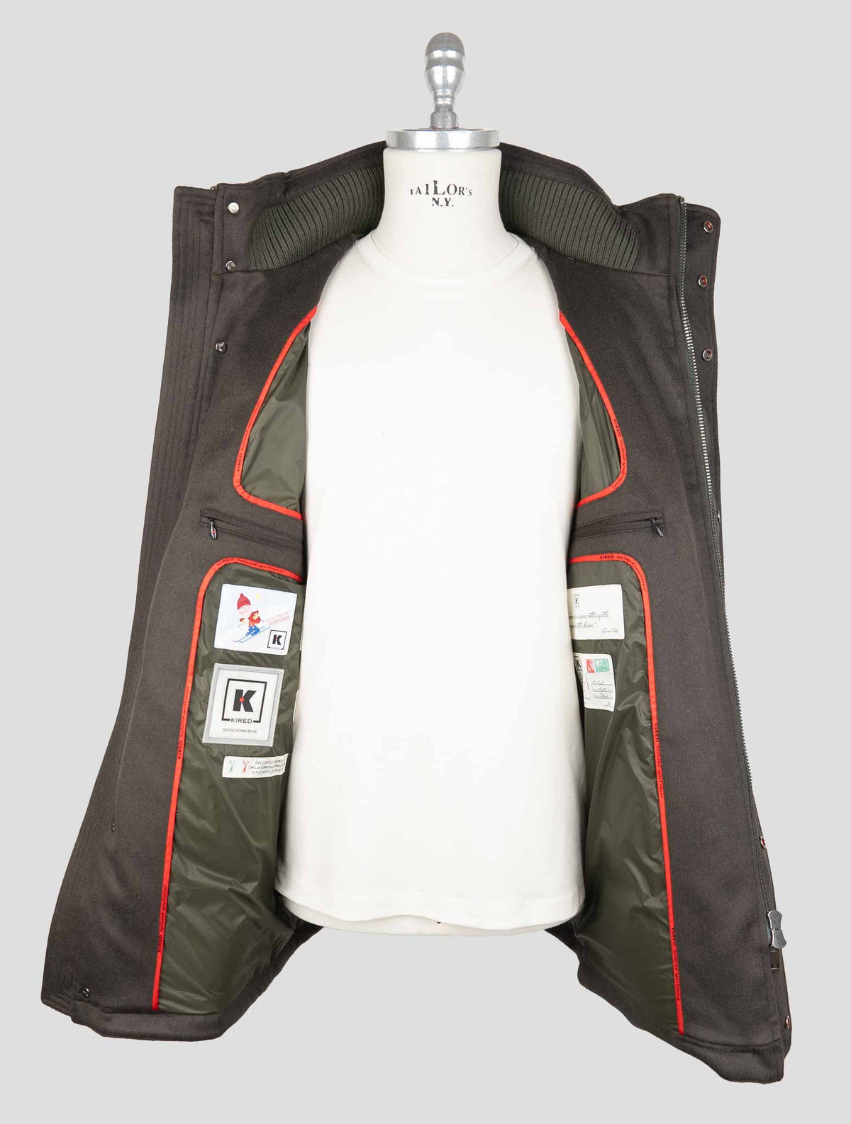 Kired Green Wool Ea Overcoat 6