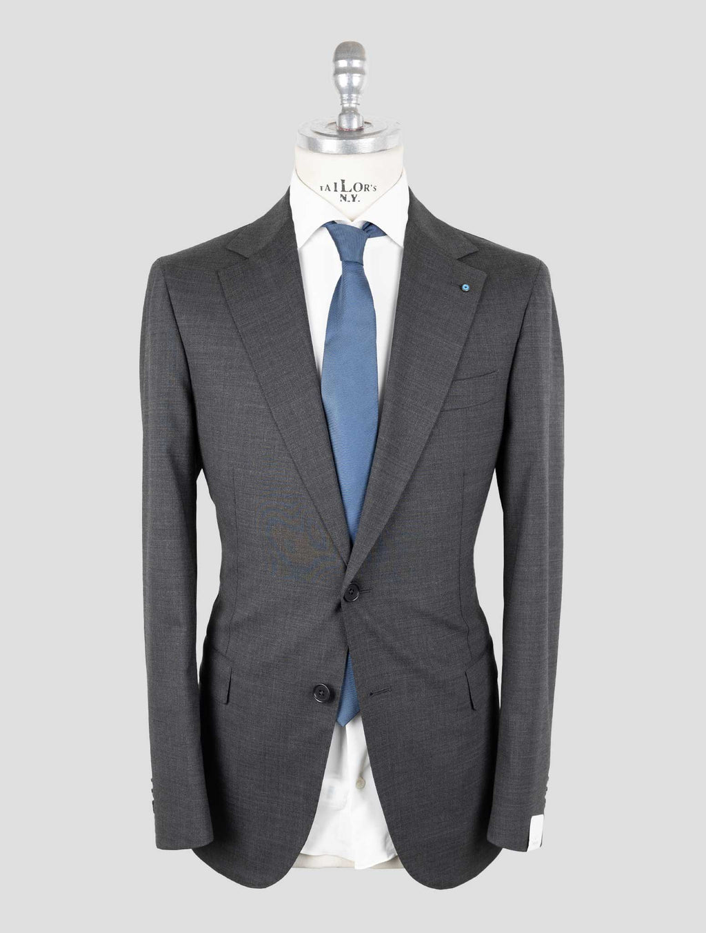 Giampaolo Gray Wool Pl Ea Suit 1
