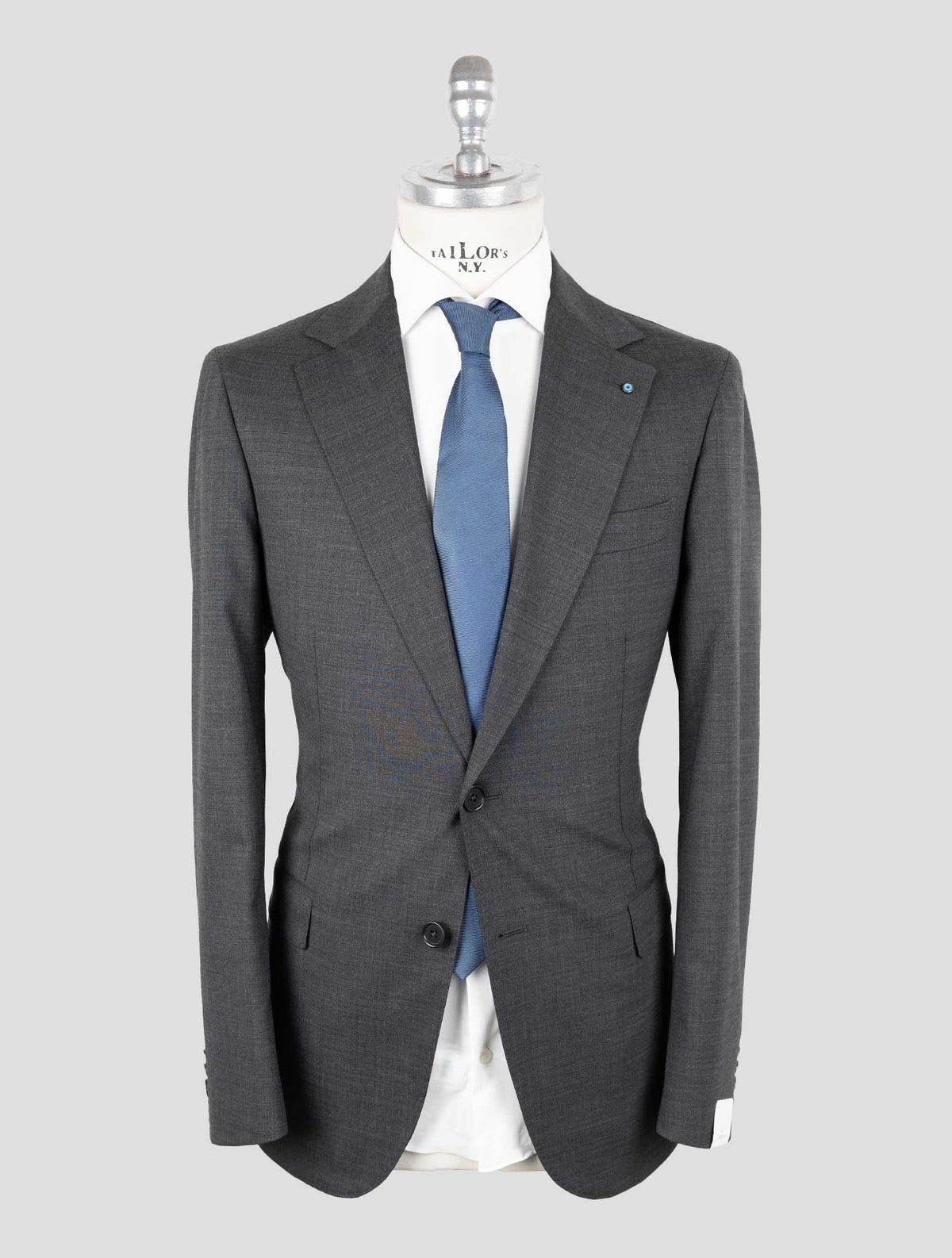 Giampaolo Gray Wool Pl Ea Suit 1