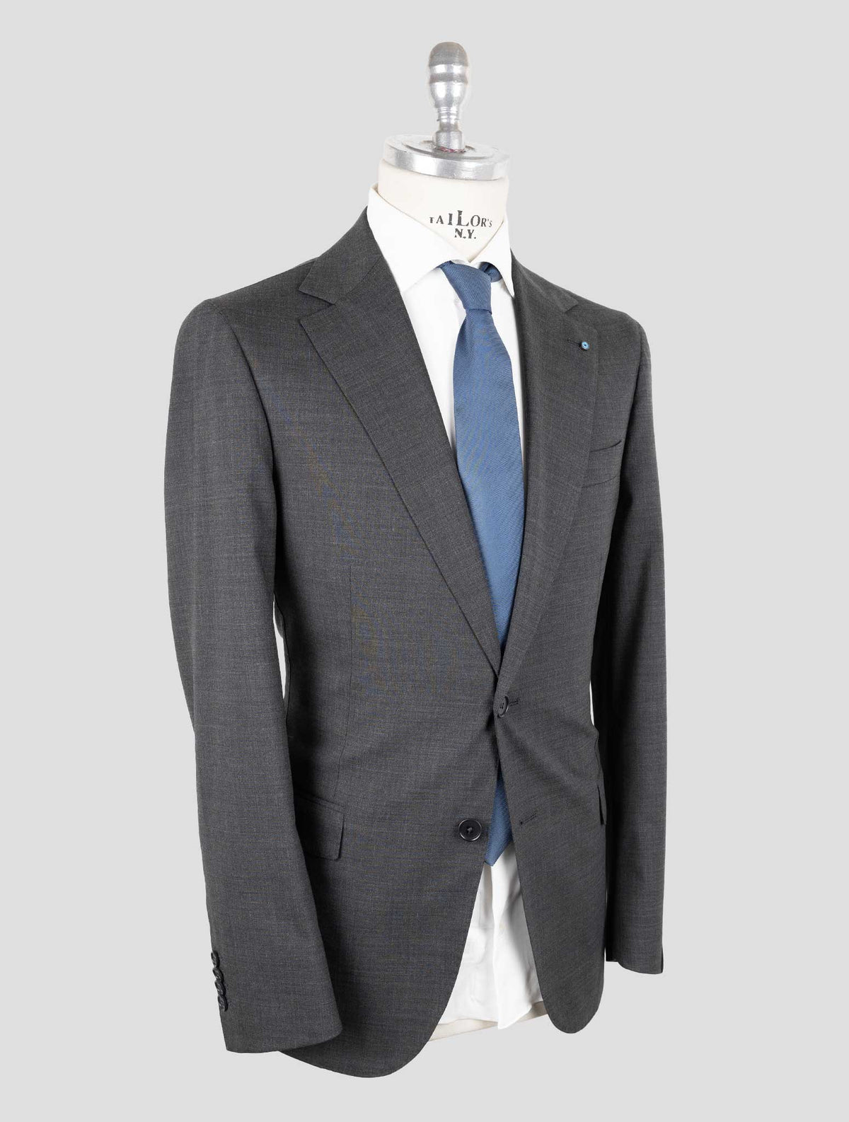 Giampaolo Gray Wool Pl Ea Suit 2
