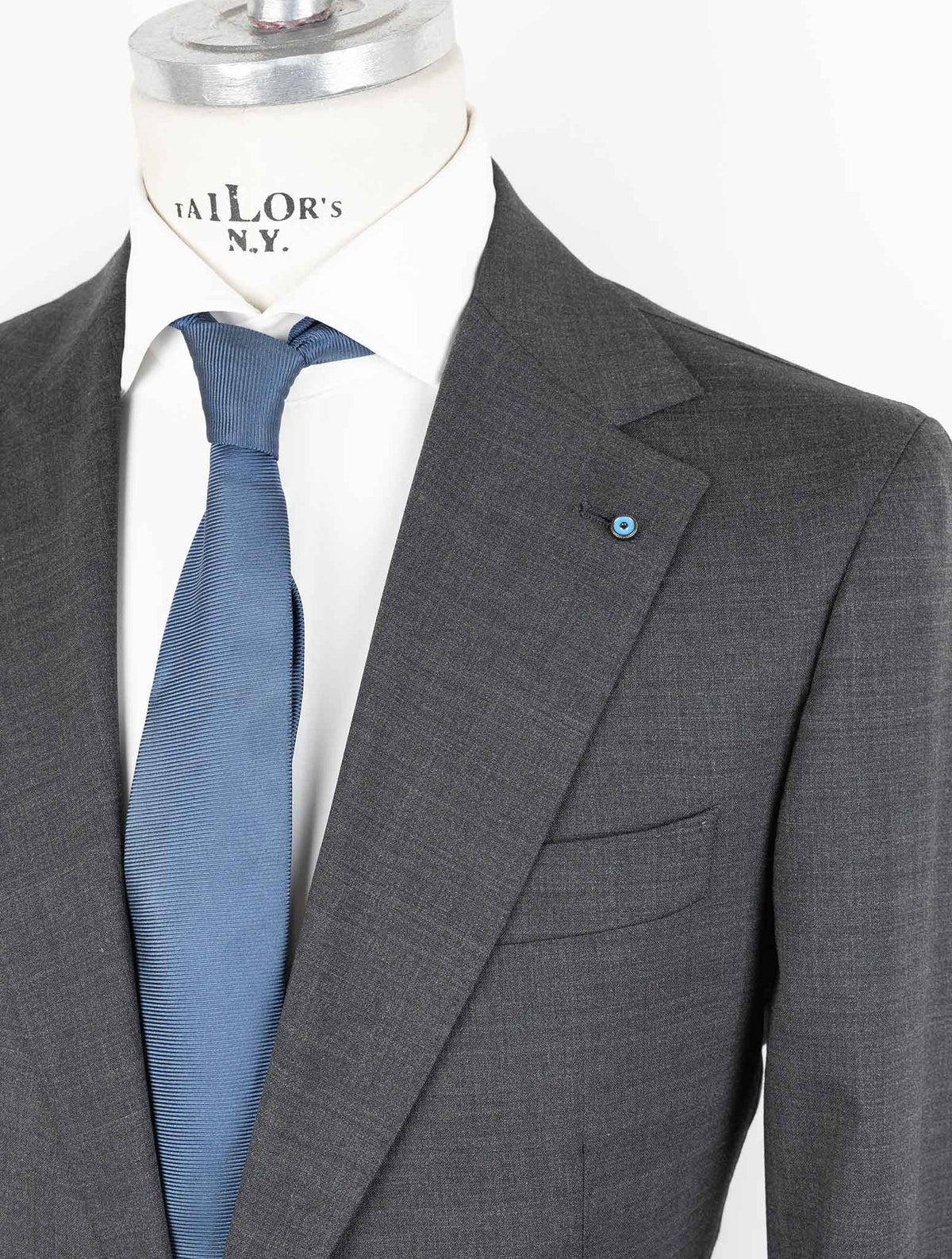 Giampaolo Gray Wool Pl Ea Suit 5