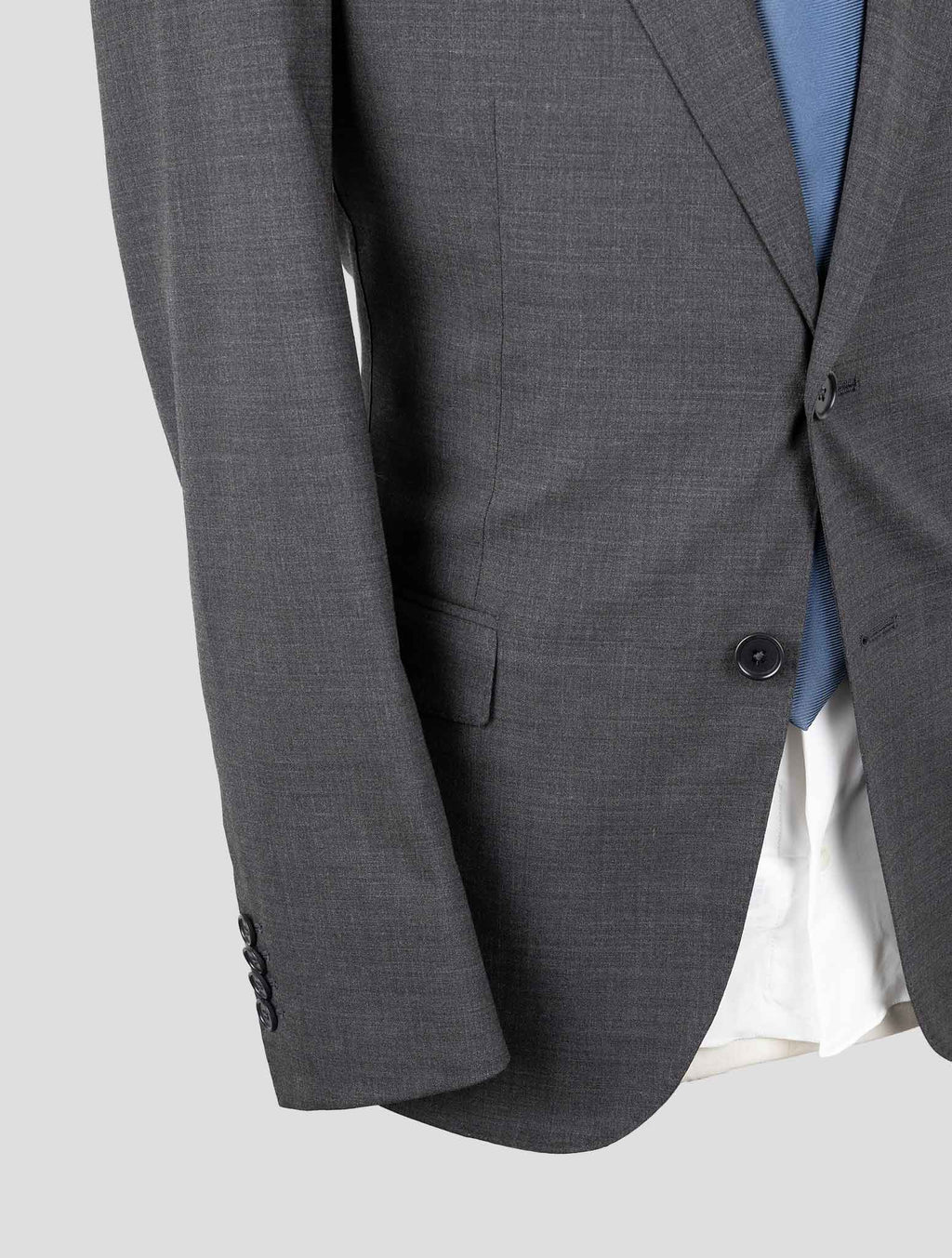 Giampaolo Gray Wool Pl Ea Suit 6
