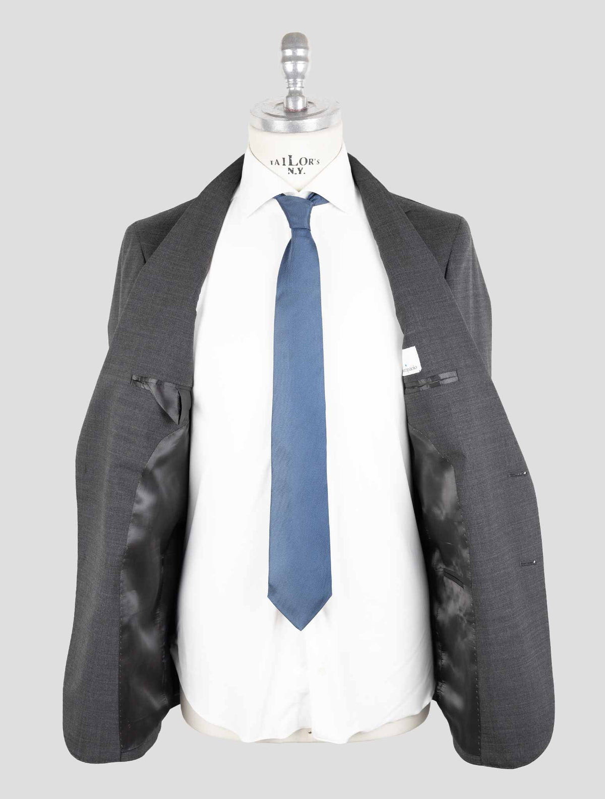 Giampaolo Gray Wool Pl Ea Suit 7