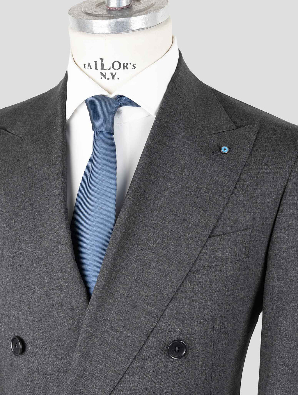 Giampaolo Gray Wool Pl Ea Suit 6